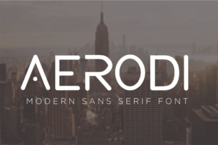 Aerodi: A Bold and Sleek Typeface for Modern Design