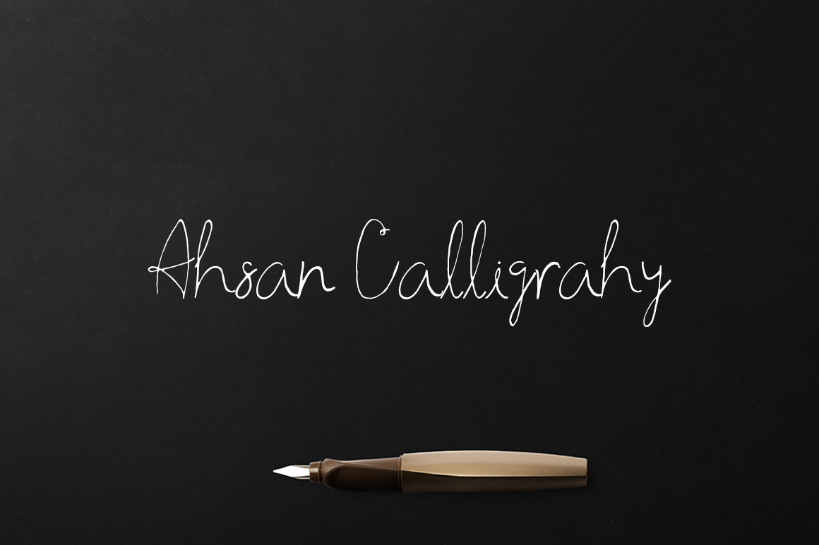 Ahsan Calligraphy: A Modern Script for Timeless Design