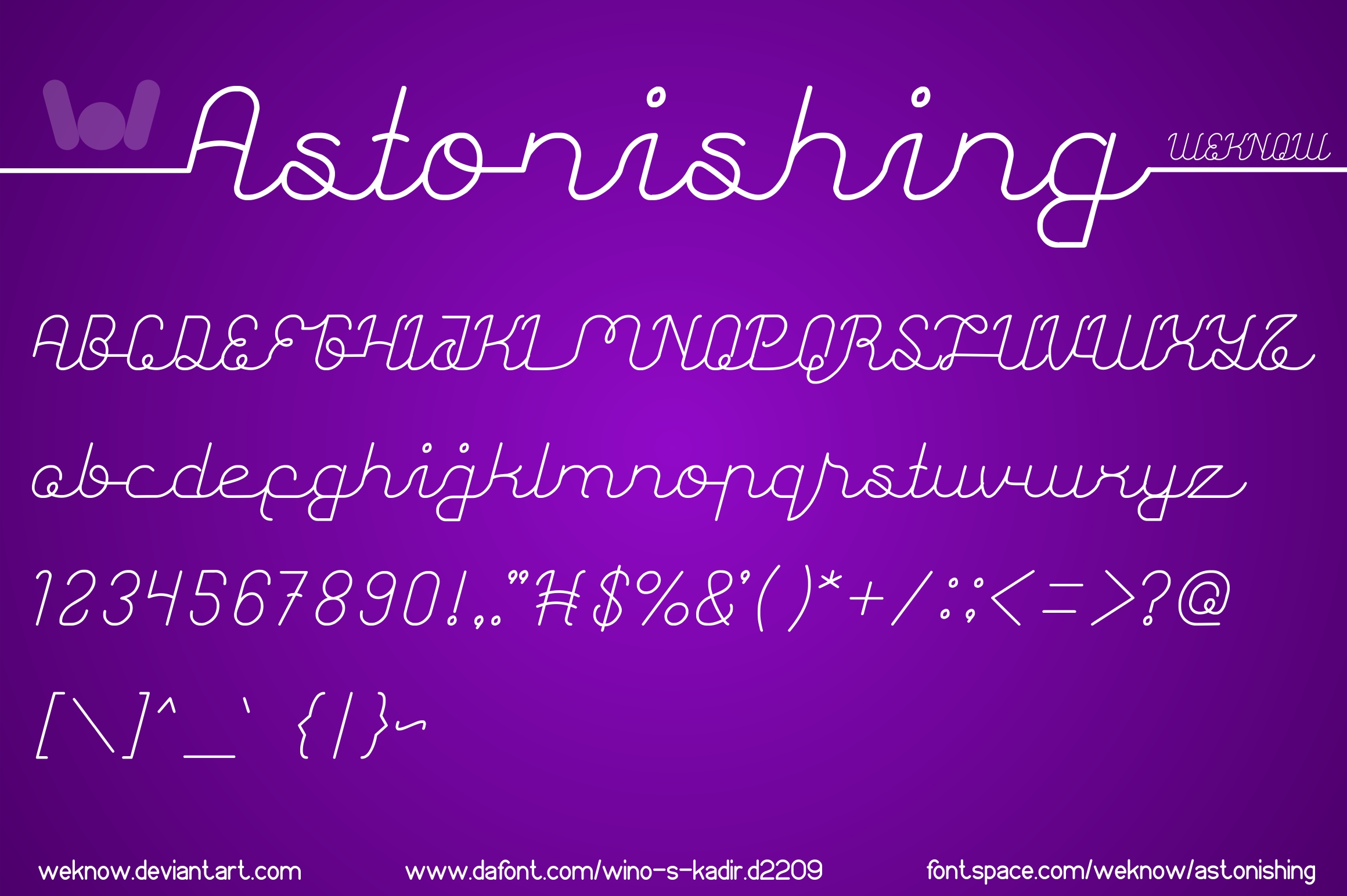 Astonishing: A Bold, Eye-Catching Font for Creative Projects