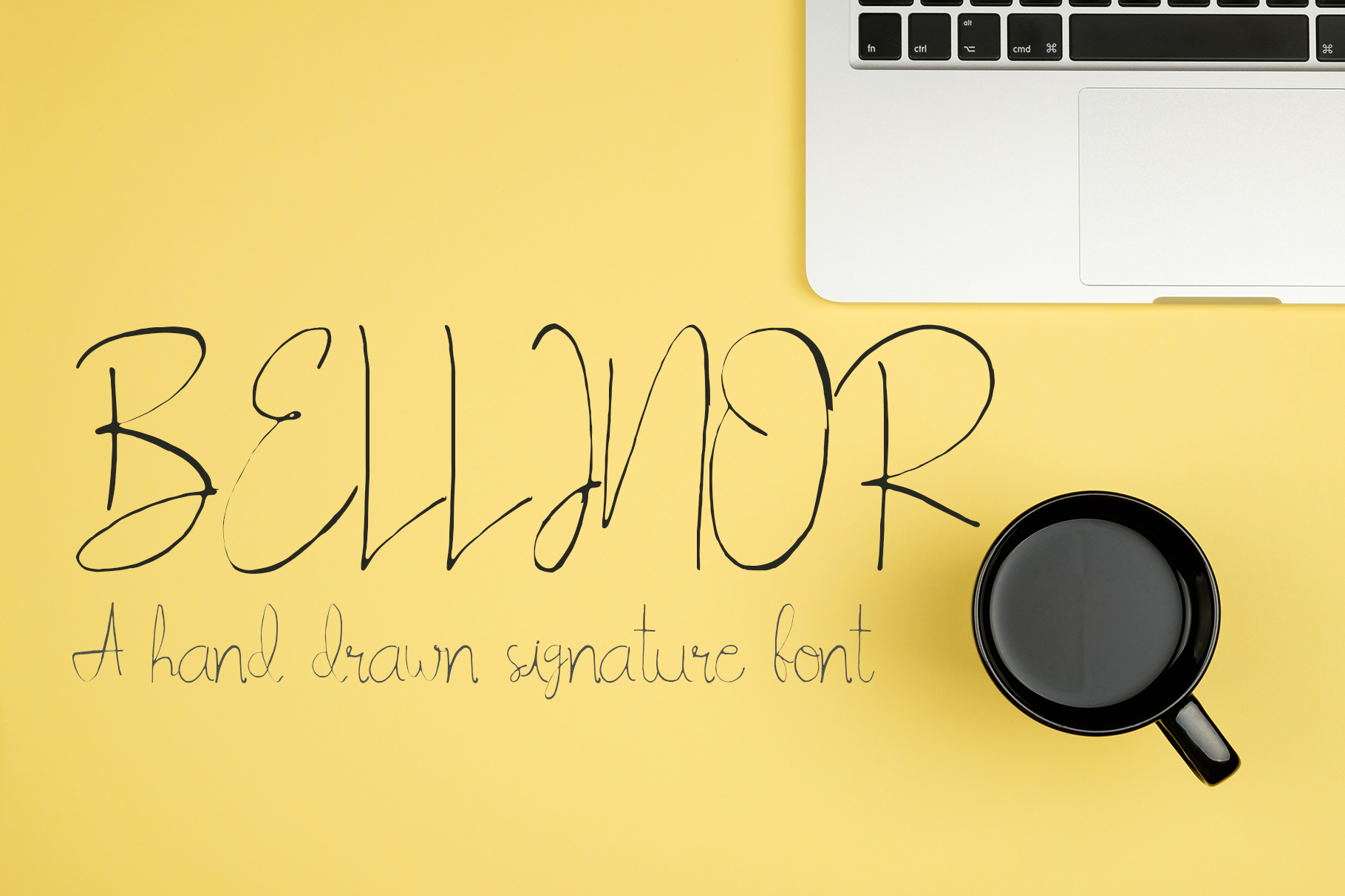 Bellinor: A Delicate Hand-Drawn Font
