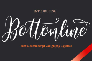 Bottomline: A Versatile and Elegant Calligraphy Font for Designers