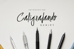 Caligrafando Script: A Modern, Handcrafted Font for Expressive Design