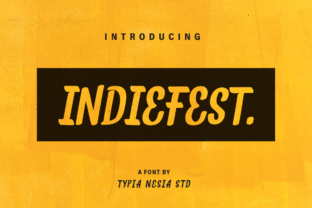 IndieFest: A Bold, Hipster-Inspired Display Font