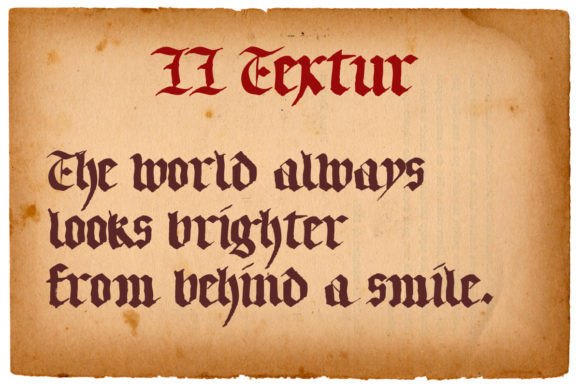 LL Textur: A Vintage Blackletter Font for Timeless Design