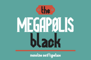 Megapolis Black: A Timeless Typographic Statement for Modern Design