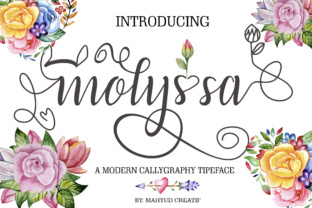 Molyssa: A Modern Calligraphy Script for Creative Excellence