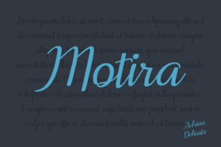 Motira: A Playful Font for Creative Expression
