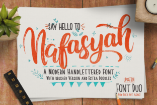 Nafasyah: A Hand-Lettered Font for Personalized Design