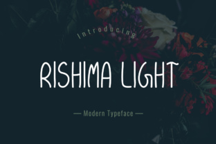 Rishima Light: A Subtle Handwritten Font for Elegant Designs