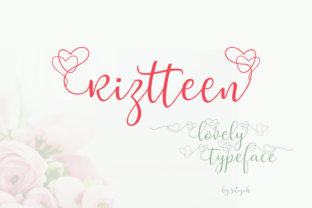 Riztteen: A Elegant Font for Classy Designs