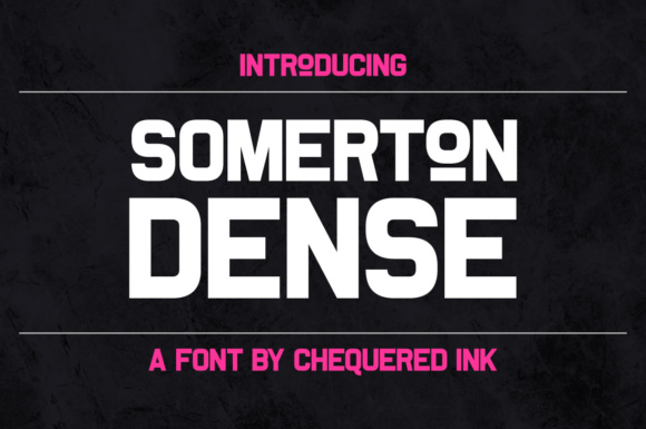 Somerton Dense: A Bold and Versatile Sans Serif for Modern Design