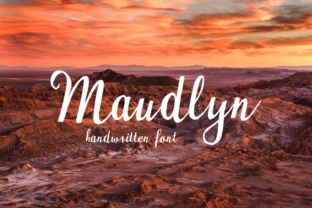 The Timeless Elegance of Maudlyn: A Handwritten Typeface for Modern Design