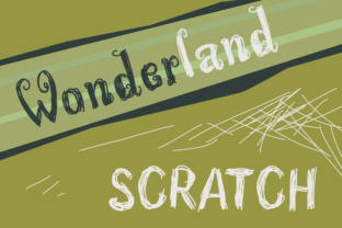 Wonderland Scratch: A Handwritten Font with Charm